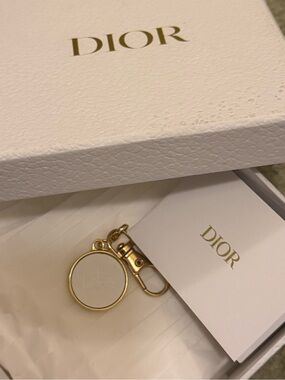 Dior Gold Keychain Charm Bundle